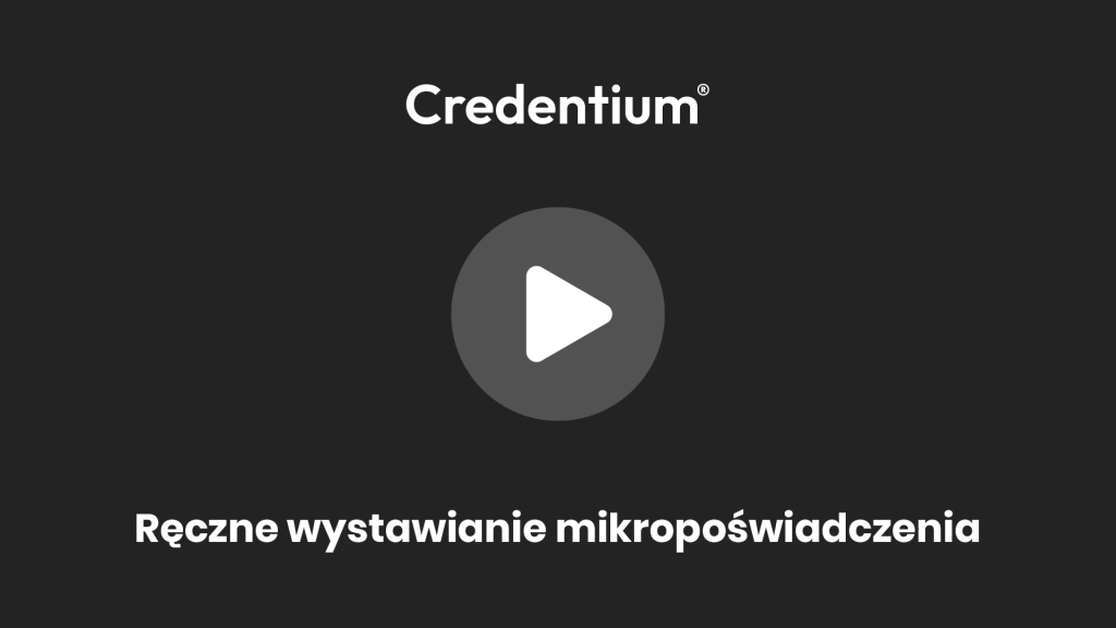 Widok koordynatora - reczne wystawianie mikroposwiadczenia