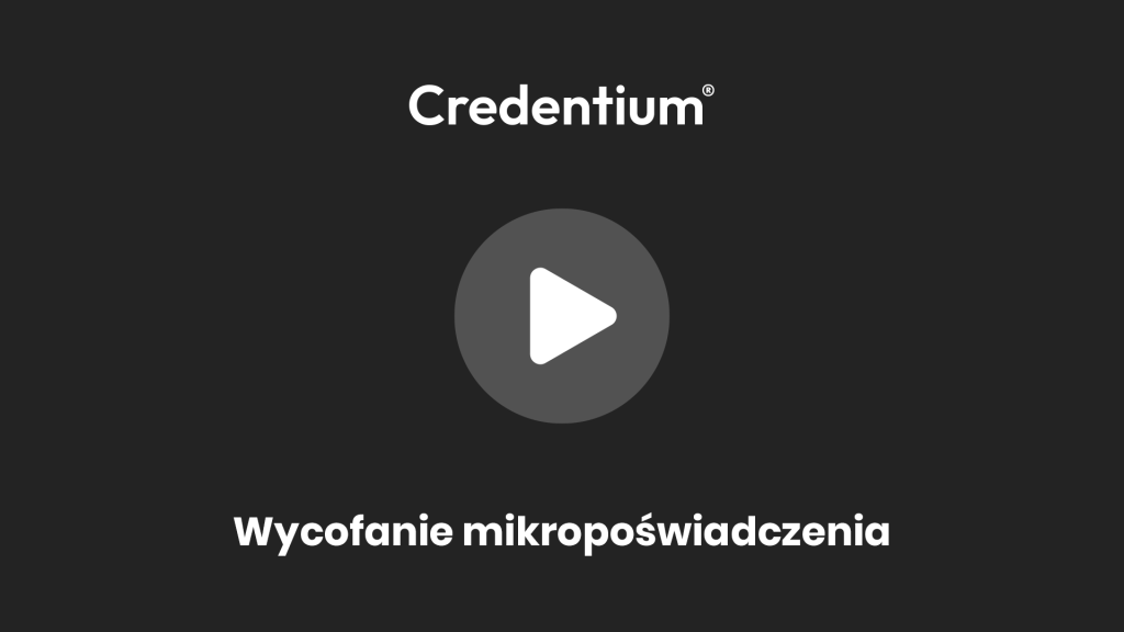 Widok koordynatora - wycofanie mikroposwiadczenia